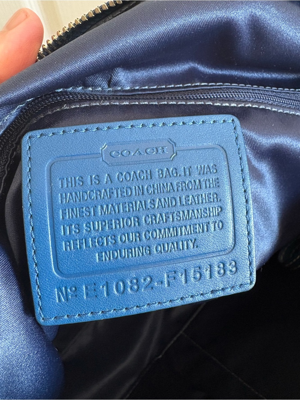 Coach Multicolor Pop Circle Canvas Tote with Navy Trim - Picture 7 of 9